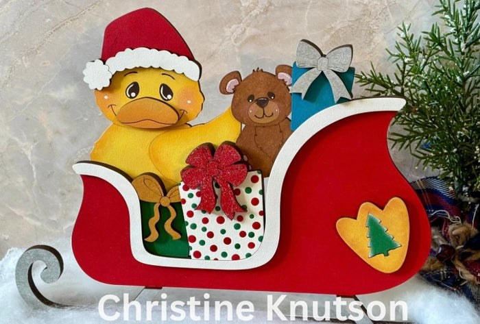 Duck Christmas Sleigh DIY Kit