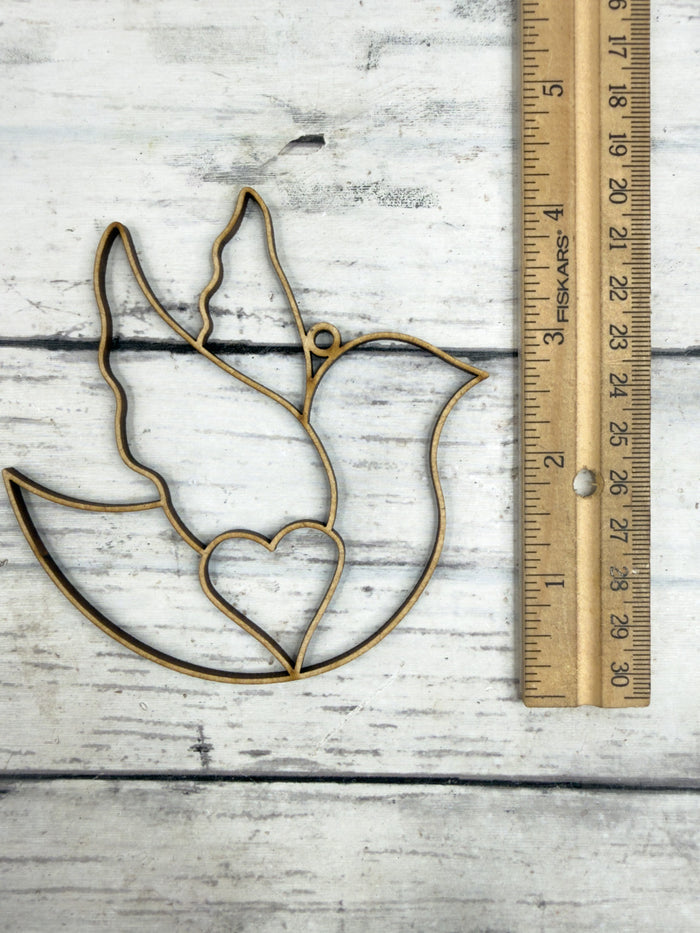 Hollow Dove Ornament DIY