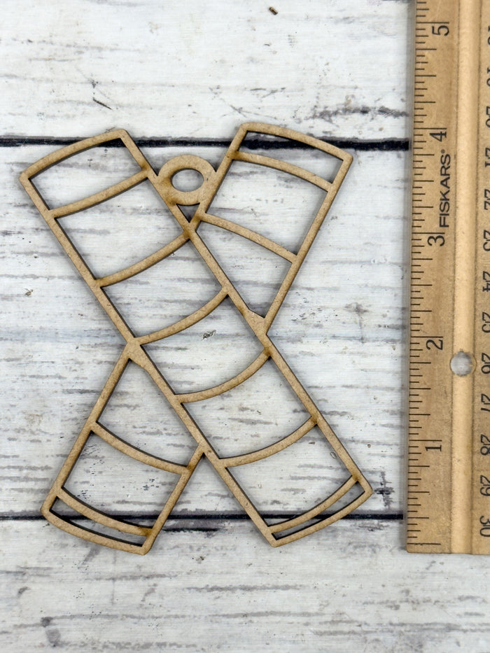 Hollow Letter X Ornament DIY