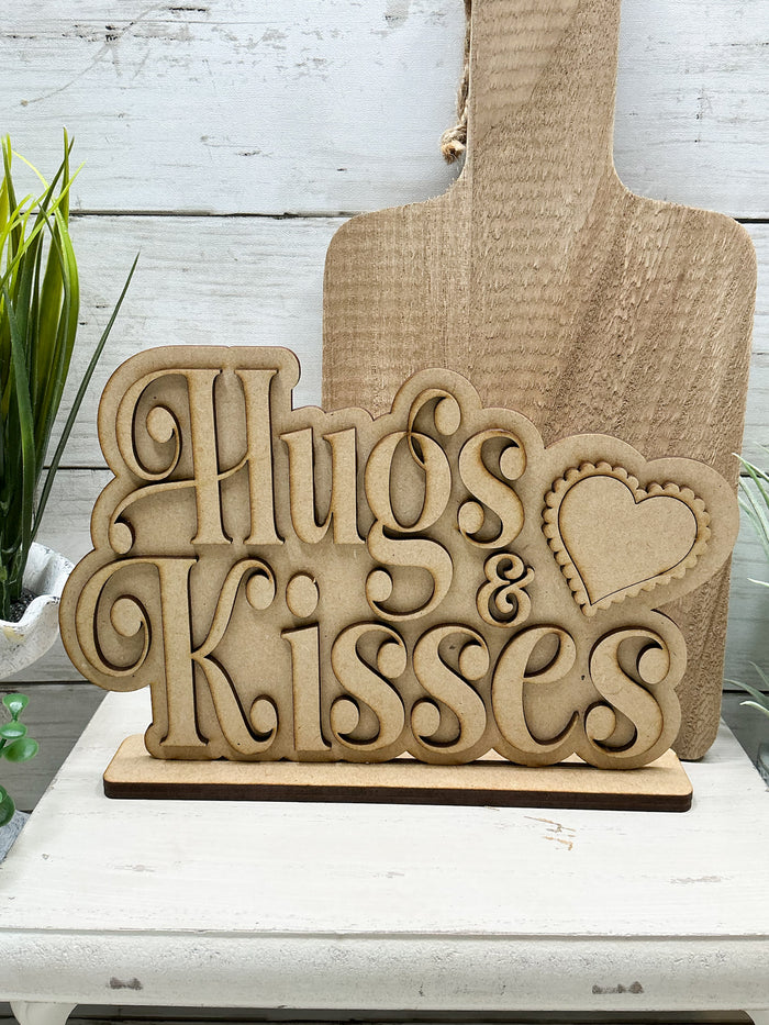 Hugs and Kisses Shelf Sitter DIY Craft Kit
