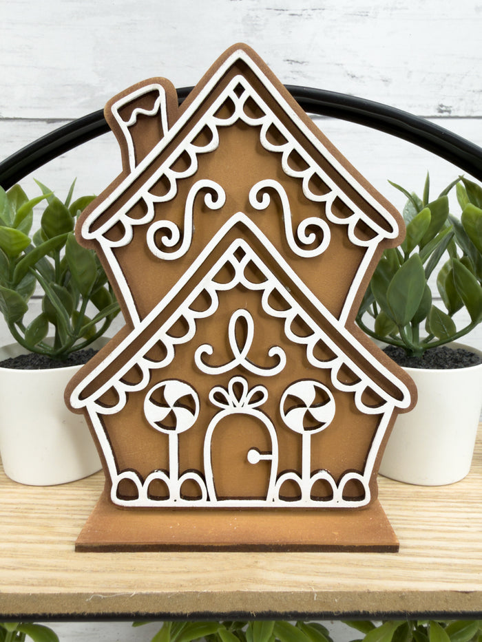 Little Two Story Gingerbread House DIY Kit
