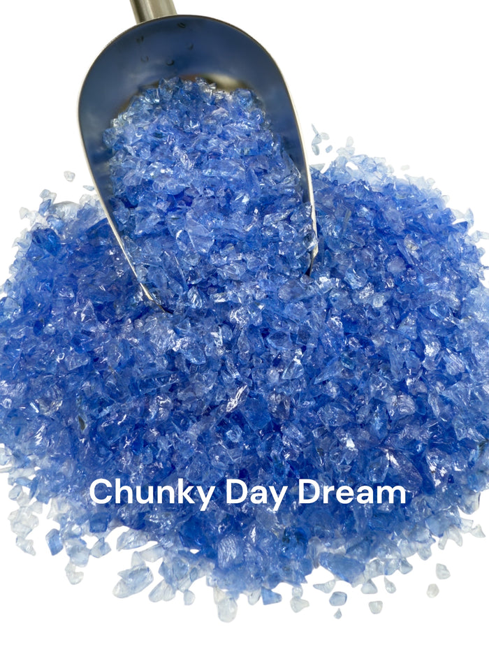 16 oz. Chunky Day Dream Crushed Glass 3-6 mm
