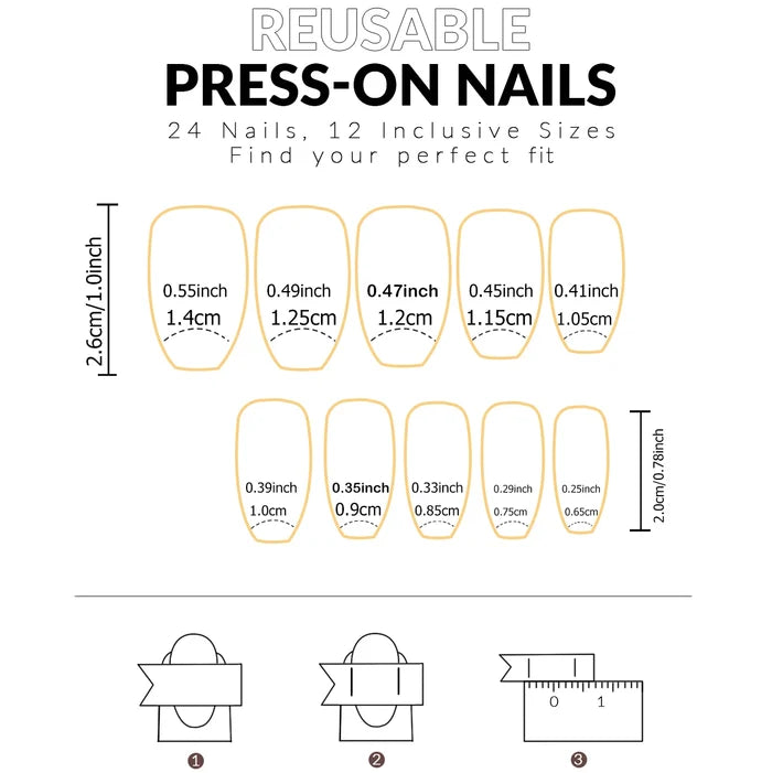 24PCS Long Press Nail Coffin Fake Nail Bright Yellow Gradient Acrylic Nail Press Artificial Fake Nail