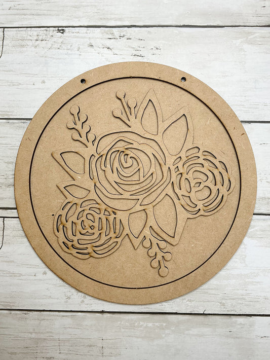 9 in round Flower cluster Sign DIY Kit