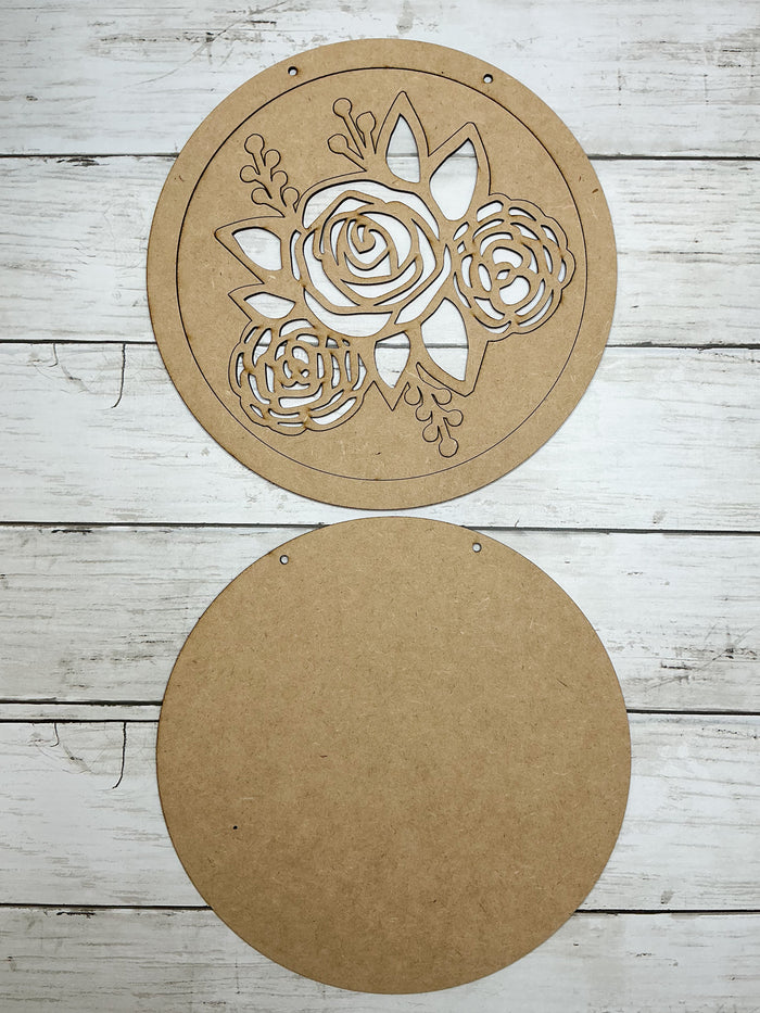 9 in round Flower cluster Sign DIY Kit