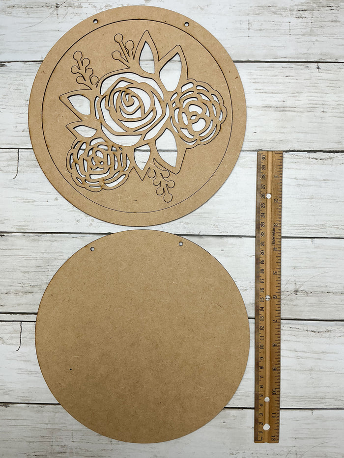 9 in round Flower cluster Sign DIY Kit