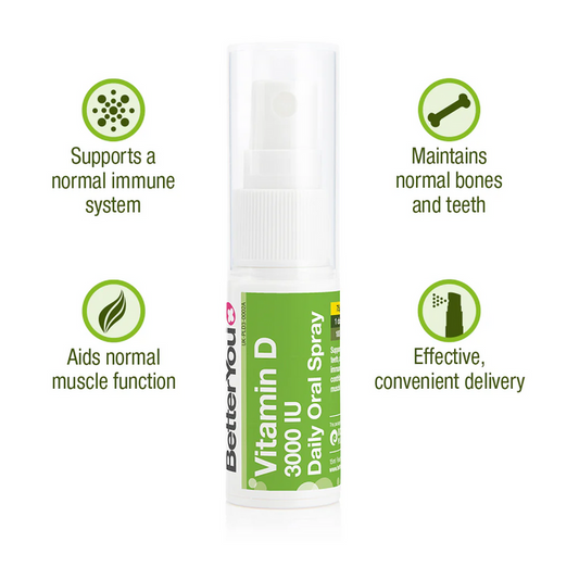BetterYou DLux3000 Vitamin D Oral Spray - 15ml (T)