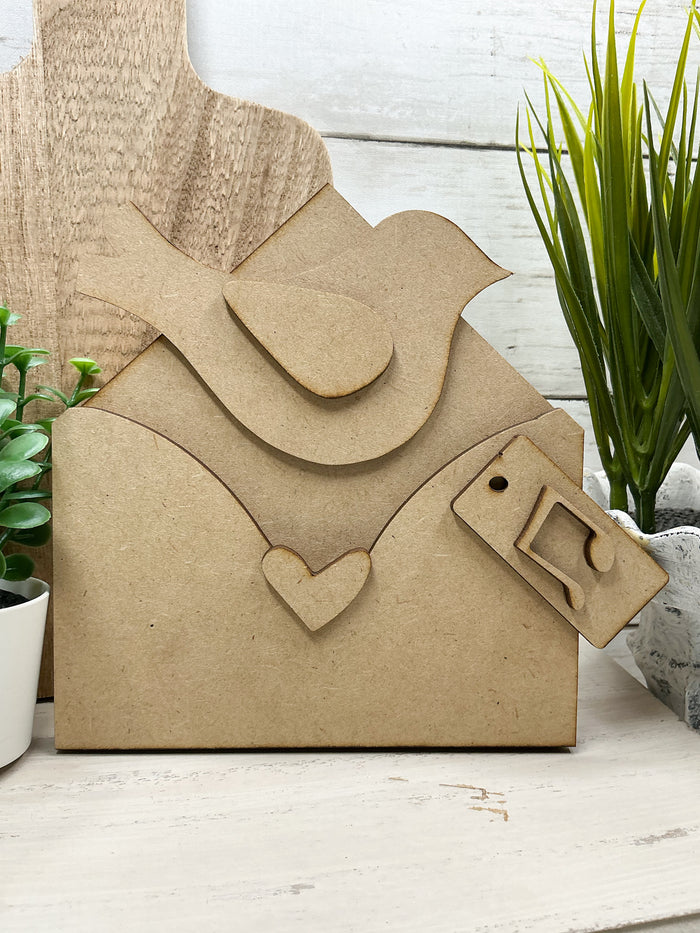 Bird Heart Envelope DIY Craft Kit