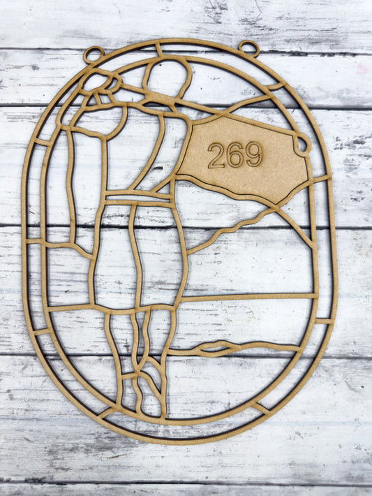 BULK Style 269 Golf Laser Cut Outline Frame Blank