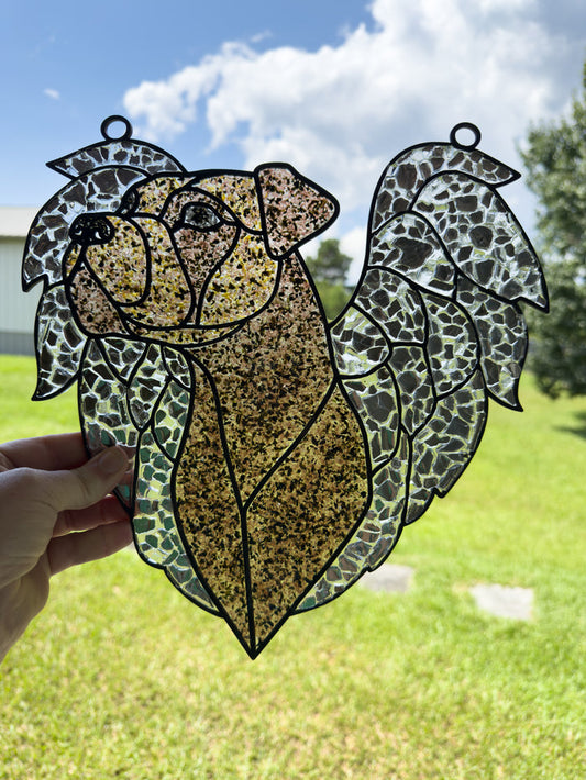 BULK Style 272 Dog Angel Laser Cut Outline Frame Blank