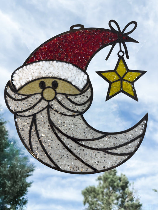 BULK Style 295 Santa Crescent Moon Laser Cut Outline Frame Blank