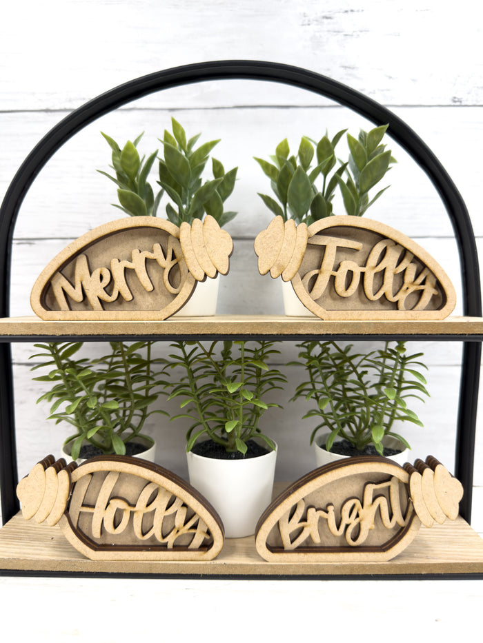 Christmas Words Light Bulbs DIY Kit