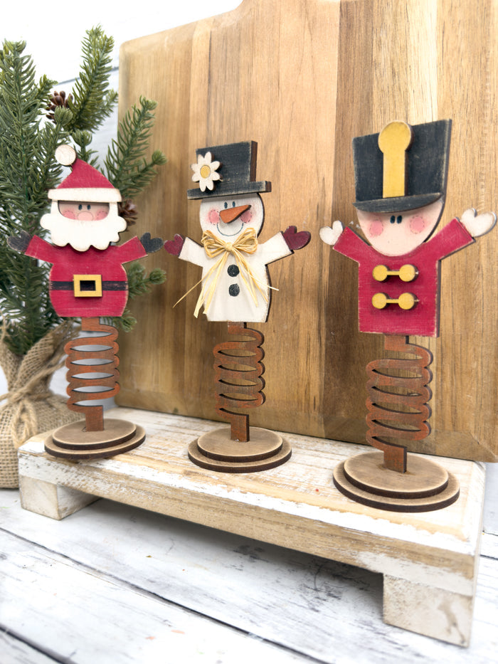 Coil Spring Base Christmas Friends DIY Kit