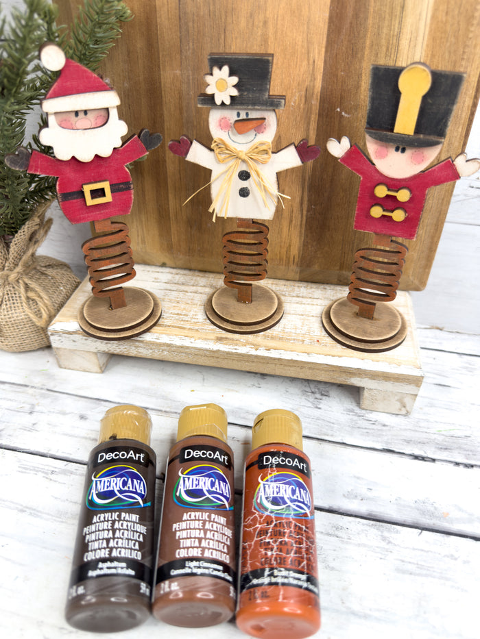 Coil Spring Base Christmas Friends DIY Kit