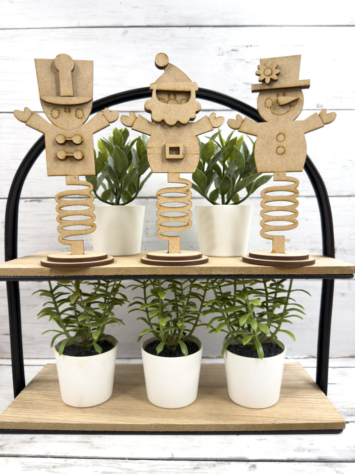 Coil Spring Base Christmas Friends DIY Kit