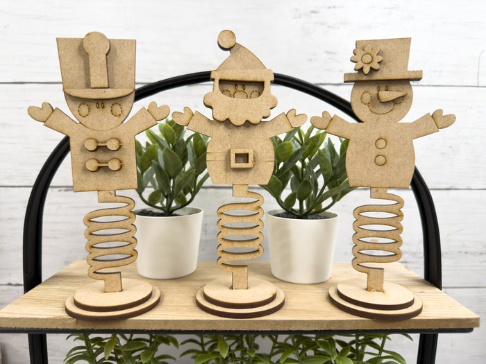 Coil Spring Base Christmas Friends DIY Kit