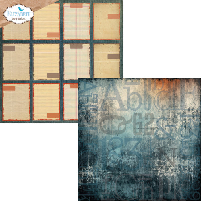 Elizabeth Craft - 12X12 Printed Cardstock Pack - Rest & Relaxation. Available at Embellish Away located in Bowmanville Ontario Canada.