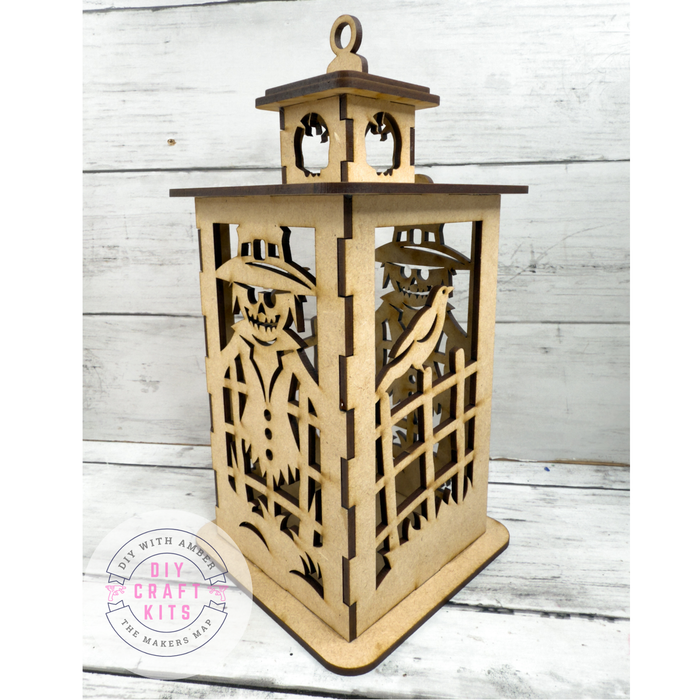 Exclusive 3D Spooky Scarecrow Lantern DIY Kit