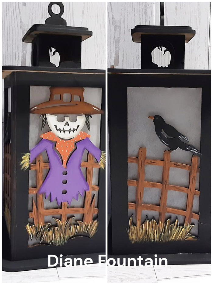Exclusive 3D Spooky Scarecrow Lantern DIY Kit