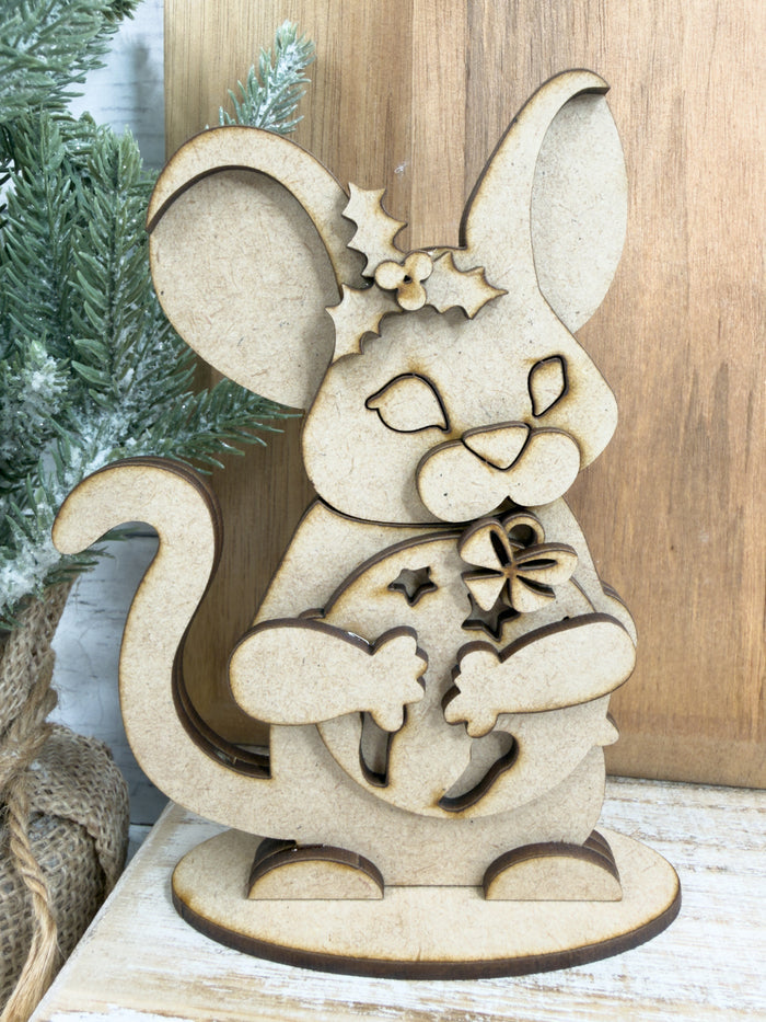 Flourish Christmas Mouse Sitter DIY Kit