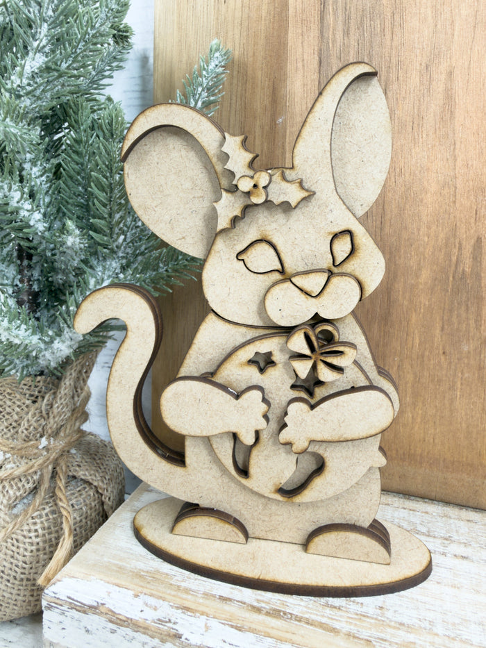 Flourish Christmas Mouse Sitter DIY Kit
