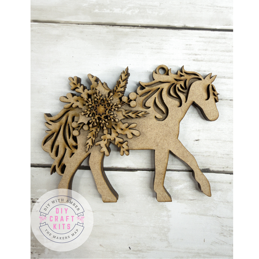 Flourish Horse Ornament DIY Kit