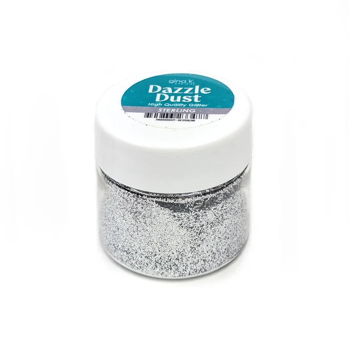 Gina K. Designs - Tool - Dazzle Dust Sterling. Add some sparkle to your projects! Available at Embellish Away located in Bowmanville Ontario Canada.