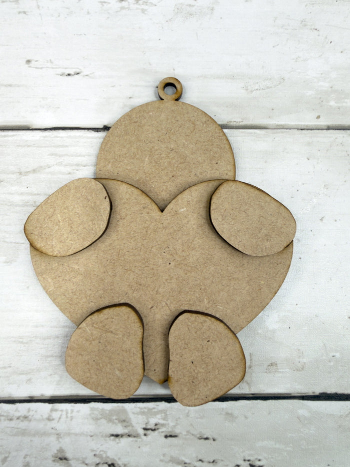 Gingerbread Holding Heart Ornament DIY Kit
