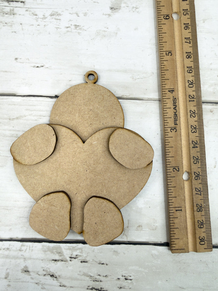 Gingerbread Holding Heart Ornament DIY Kit