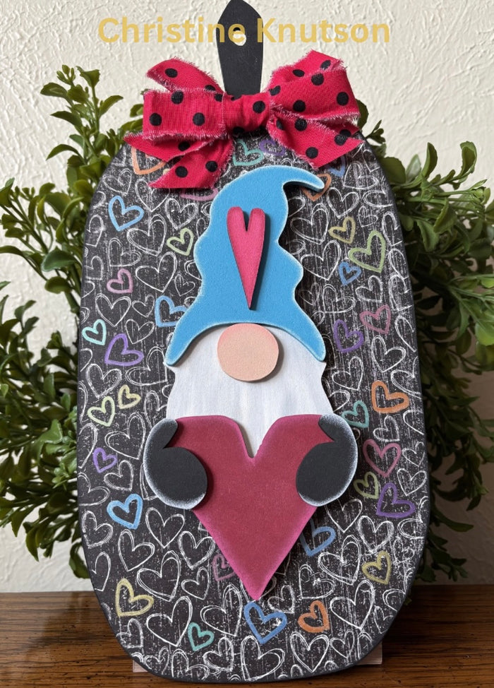Gnome Heart Cutting Board DIY Kit