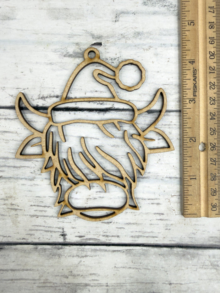 Hollow Highland Cow Ornament DIY