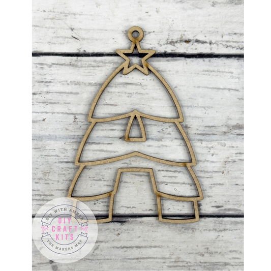 Hollow Letter A Ornament DIY