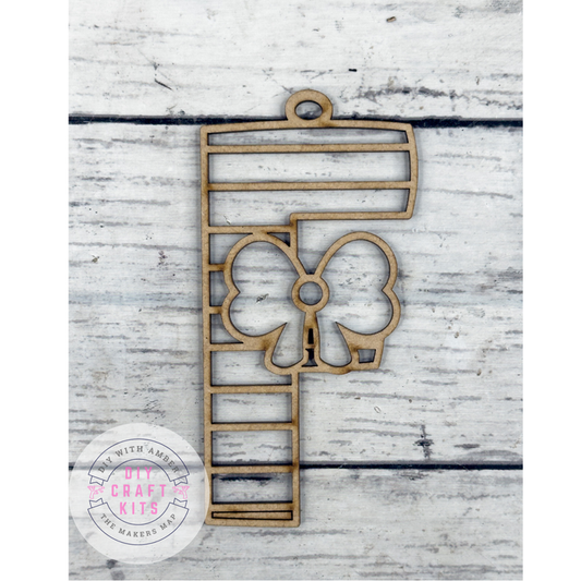 Hollow Letter F Ornament DIY