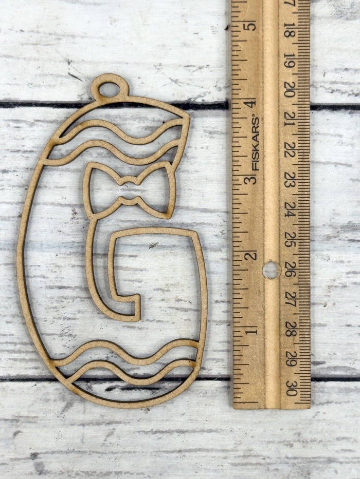 Hollow Letter G Ornament DIY