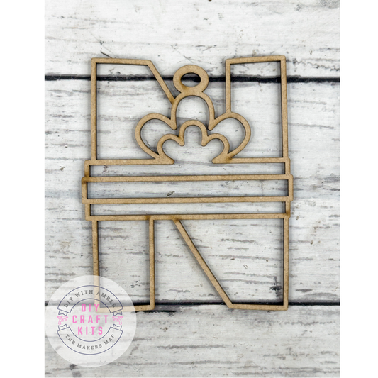 Hollow Letter N Ornament DIY