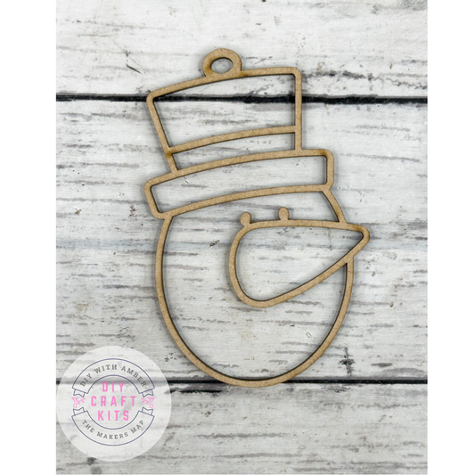 Hollow Letter O Ornament DIY