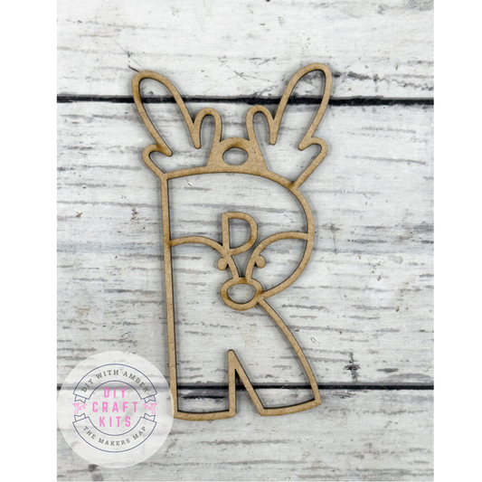 Hollow Letter R Ornament DIY