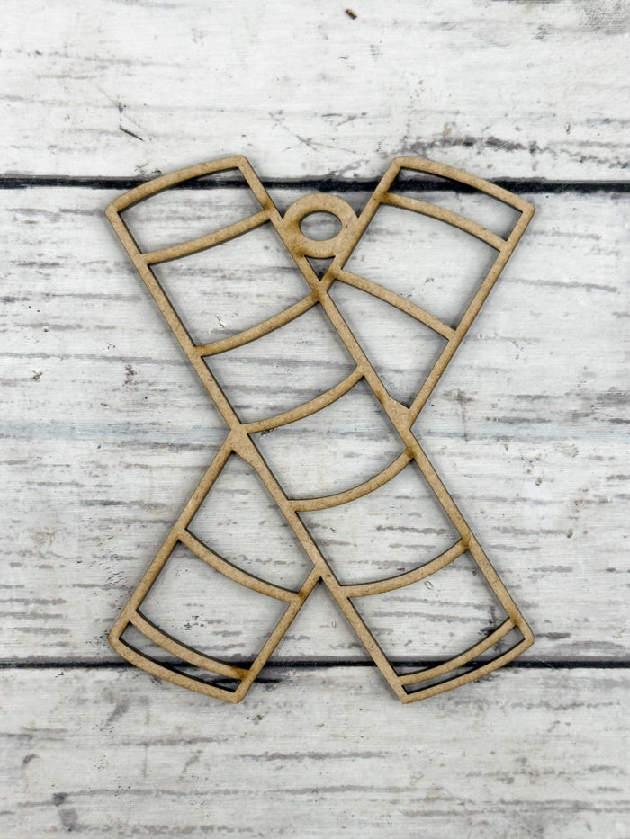 Hollow Letter X Ornament DIY