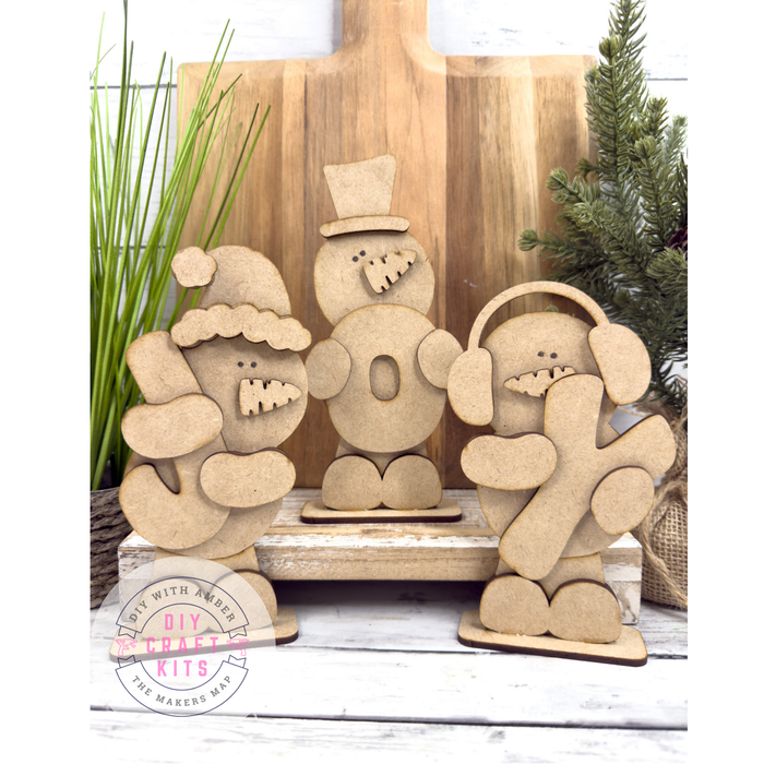 Joy Snowman Sitters DIY Kit