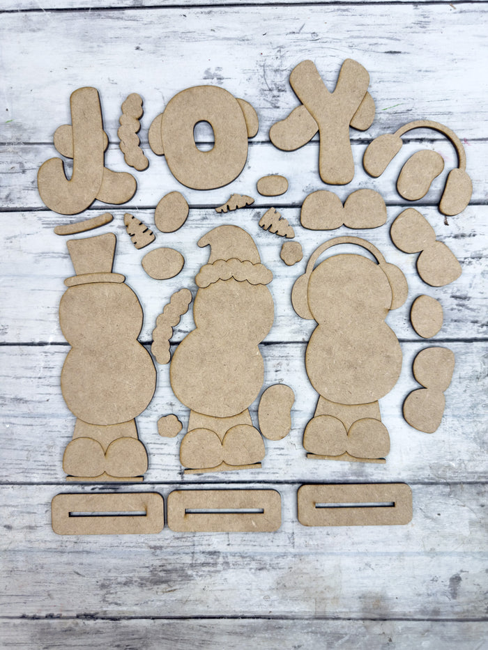 Joy Snowman Sitters DIY Kit