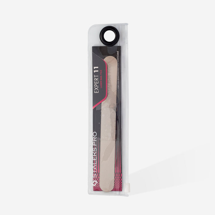 Laser nail file EXPERT 11/165 mm (wide straight with handle)-Abrasives-STALEKS PRO-Gel Essentialz