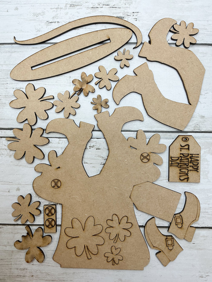 Leprechaun Feet in Hat DIY Kit