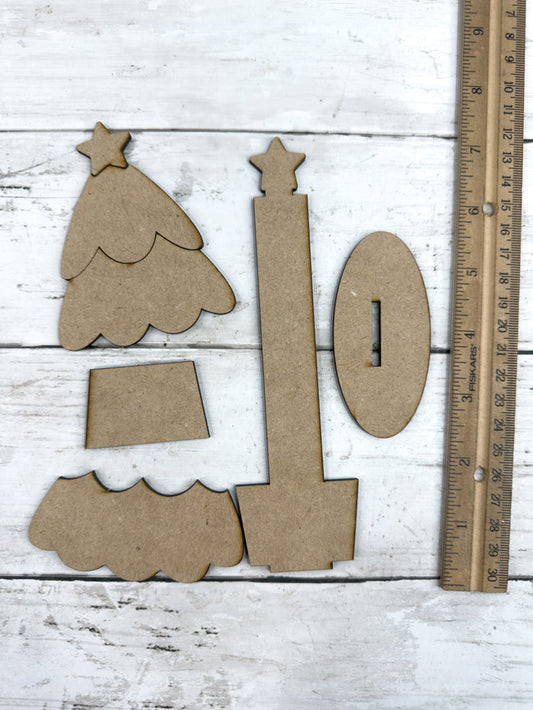 Little Christmas Tree Shelf Sitter DIY Kit