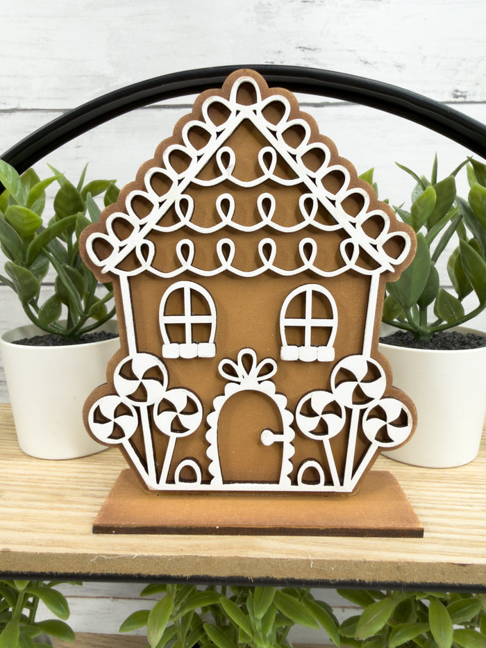 Little Single Story Gingerbread House DIY Kit