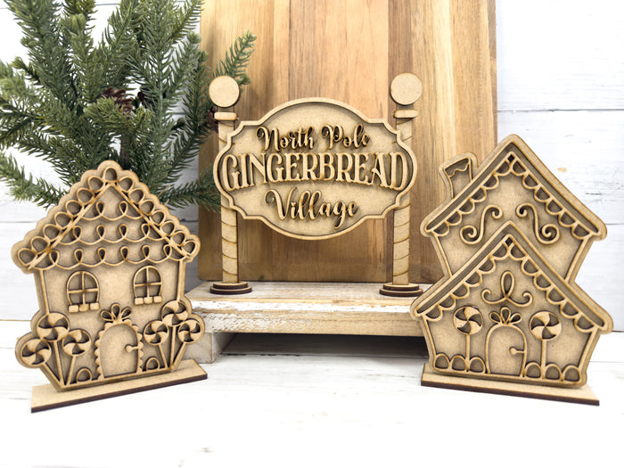 Little Two Story Gingerbread House DIY Kit