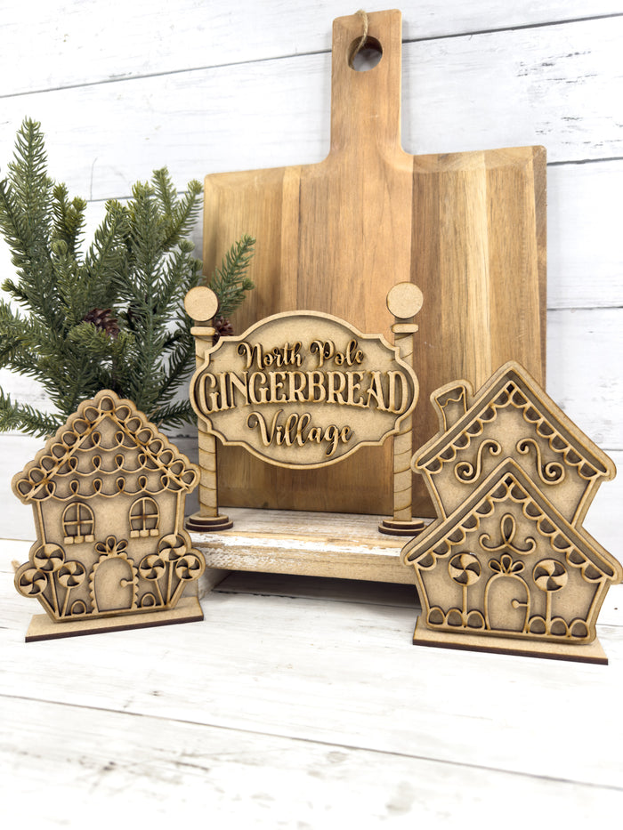 Little Two Story Gingerbread House DIY Kit