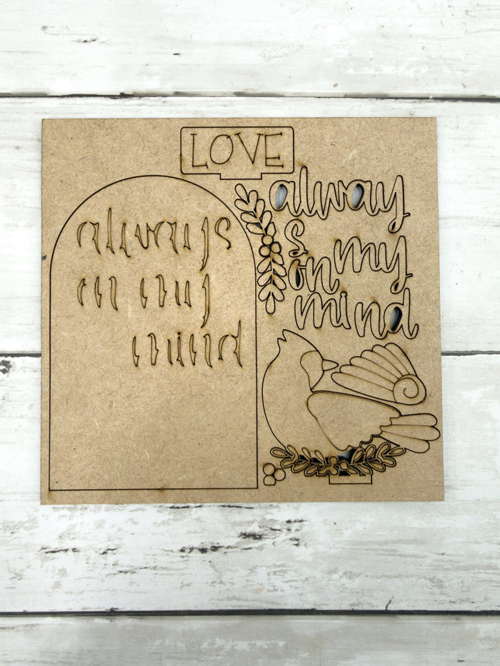 MINI Always on My Mind Arch Insert for Interchangeable MINI Arches Bases