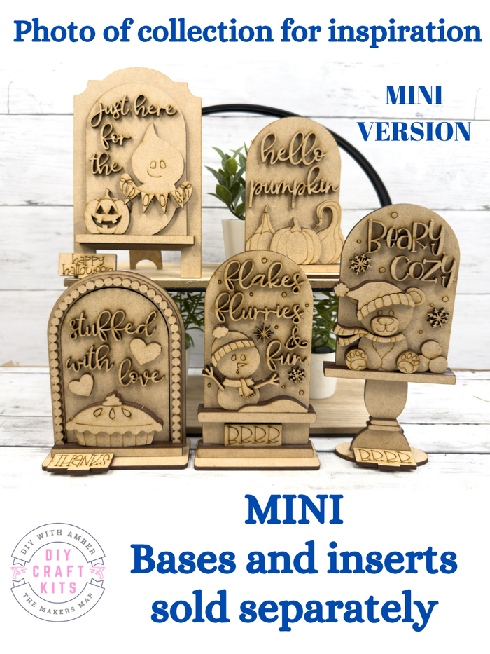 MINI Fun Snowman Arch Insert for Interchangeable MINI Arches Bases