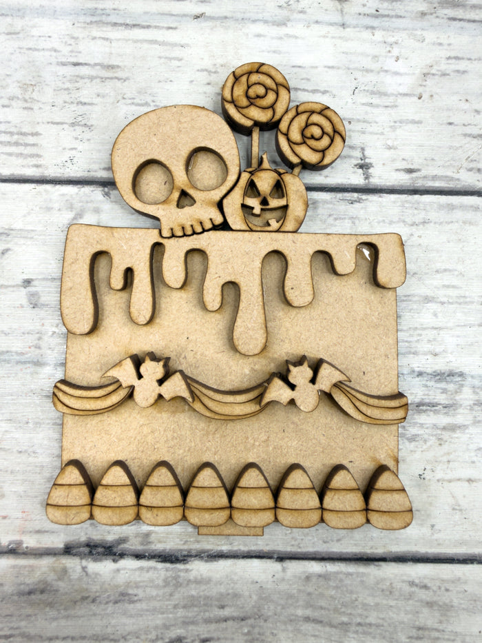 Mini Skull Cake insert for Interchangeable mini cake bases