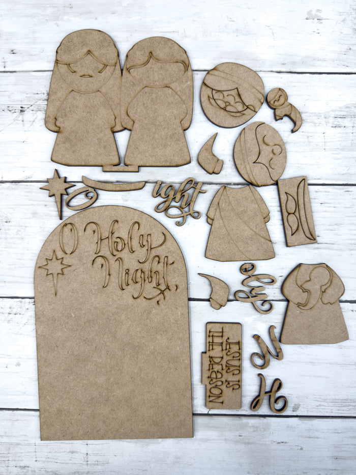 Oh Holy Night Arch Insert for Interchangeable Standard Arches Bases